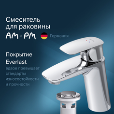 Смеситель Am.Pm Spirit V2.1 F71A82100 для раковины, с донным клапаном