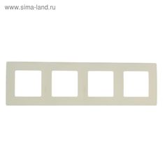 Рамка Legrand Etika 672514, четырехместная, слоновая кость