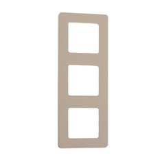 Рамка Legrand INSPIRIA, 3 пост, Слоновая кость