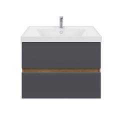 Тумба подвесная SanStar Graffa 70 с раковиной Грейс 70 (комплект) для ванной