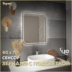 Зеркало настенное с подсветкой в ванную 60 T20263 Teymi