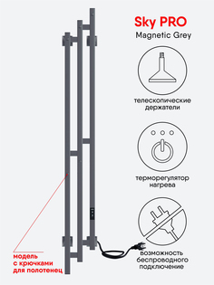 Полотенцесушитель электрический IND (INDIGO) Sky PRO 150/17