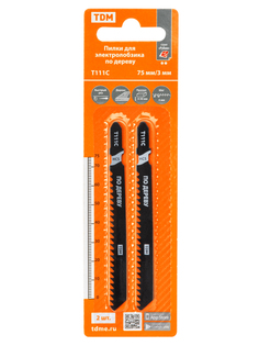 Пилки для электролобзика TDM SQ1089-0204