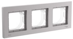 Рамка 3-пост. AtlasDesign Aqua IP44 алюм. SE ATN440303 Systeme Electric