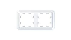 Рамка 2-пост. AtlasDesign Antique универс. бел. SE ATN100102 Systeme Electric