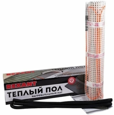 Теплый пол REXANT Extra, двухжильный, площадь 5 м2, 0.5х10 м, 800 Вт