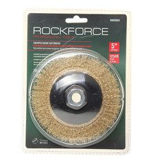 Кордщетка Для Ушм "Чашка" 125Мм Латунь В Блистере Rockforce ROCK FORCE арт. RF-BWD005