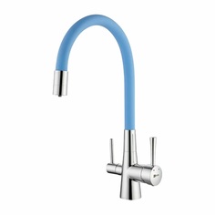 Смеситель Lemark Comfort LM3075C-SkyBlue для кухни с подключением к фильтру с питьевой вод
