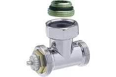 Вентиль термостатический угловой Hummel Designtechnik 3/4НРx1/2НР,хром(2480853502)