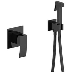 Смеситель с гигиеническим душем встраиваемый Felice 1015 nero opaco
