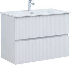 Тумба под раковину Aquanet Джейн 90 белый матовый 313287