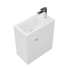 LA.50/WHT Тумба LATO подвесная 50 белая 2 полки Цена за 1 шт. Kerama Marazzi