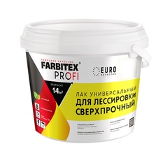 Лак лессирующий Farbitex Profi, сверхпрочный, для декоративной штукатурки, 900 мл