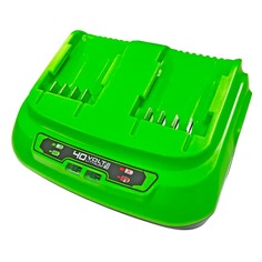 Быстрое зарядное устройство для 2-х аккумуляторов Grenworks G40UC8 40V, 8А 2938807 Greenworks