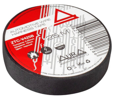 Изолента AURA ZTC-V425B Aura ZTC-V425B Автомобильная изолента из вискозы, черная, 250мик x