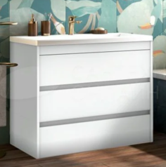 Тумба для комплекта Art&Max Family 100, напольная, Bianco Lucido