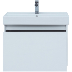 Тумба с раковиной Aquanet Nova Lite 75 242275+242338 W