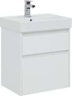 Тумба с раковиной Aquanet Nova Lite 60 242575+242905 W
