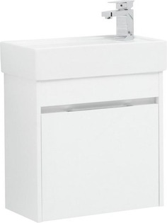 Тумба с раковиной Aquanet Лидс 50 239741+182338 W