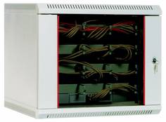Шкаф коммутационный ЦМО (ШРН-12.480) настенный 12U 600x480мм пер.дв.стекл несъемн.бок.пан.
