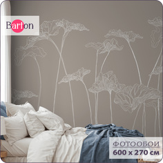 Фотообои флизелиновые 3d Bartonwall Цветы F01606-B 600х270 см