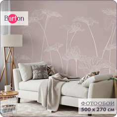 Фотообои флизелиновые 3d Bartonwall Цветы F01605-P 500х270 см