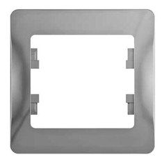 Рамка Schneider Electric Глосса 1 пост алюминий