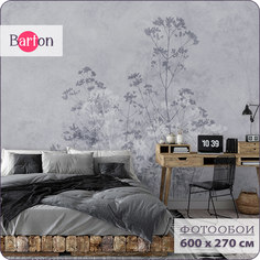Фотообои флизелиновые 3d Bartonwall Растения N15106-V 600х270 см