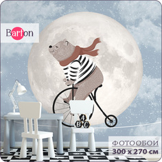 Фотообои флизелиновые 3d Bartonwall детские Медведь и Цирк K27403-C 300х270 см