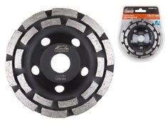 Чашка GEPARD алмазная шлифовальная 125х22,2 мм двурядная GP0808-125 Gepard.