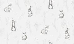 Обои VOG Collection Funny Bunny г.т. мотив 1.06*10,05 м серый