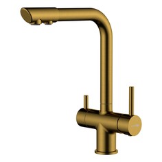 Смеситель WasserKraft A8387 для кухни под фильтр, излив 251мм, матовое золото