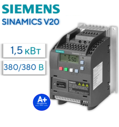 Преобразователь частотный Siemens 6SL3210-5BE21-5UV0 1,5 кВт 380 В