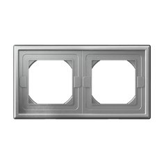 Рамка 2-постовая Systeme Electric ArtGallery IP44, алюминий, GAL440302
