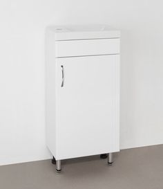 Тумба с раковиной Style Line Эко Стандарт 1 + Умывальник СОМО 40 Белый