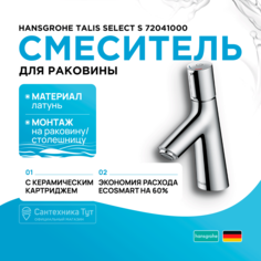 Смеситель для раковины Hansgrohe 72041000