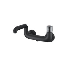 Смеситель для ванны и душа Iddis Twist черный матовый TWIBLBTi02WA