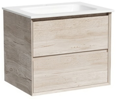 Тумба с раковиной Sancos Marmi 2.0 60х45 дуб галифакс натуральный