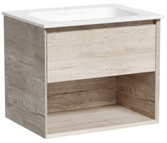 Тумба с раковиной Sancos Marmi 1.0 60х45 дуб галифакс натуральный
