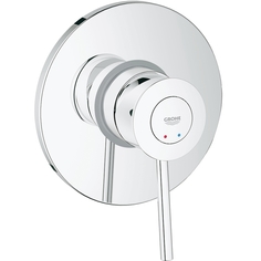 Смеситель для душа BauClassic (внешняя и встраиваемая части), хром (29048000) Grohe