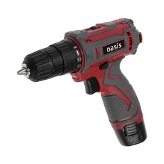Дрель-шуруповерт Oasis ASB-12 S (J), 12 В, 350/1350 об/мин, 2х2 Ач, Li-Ion, 30 Нм, кейс