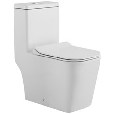 Унитаз-моноблок SantiLine SL-5024 безободковый
