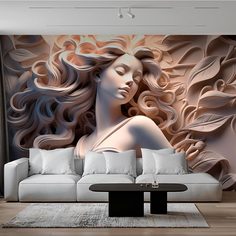 Фотообои флизелиновые встык VEROL "Барельеф" 600х283 см, 293-ФФО-05878
