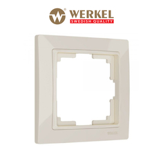 Рамка для розетки / выключателя на 1 пост Werkel W0012003 Snabb Basic слоновая кость