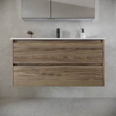Тумба с раковиной Sancos Libra 100 дуб чарльстон, LB100ECH+CN7003