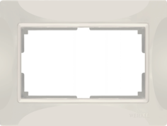 Рамка для выключателя Werkel WL03-Frame-01-DBL-ivory a040199 слоновая кость