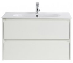 Тумба с раковиной BelBagno Kraft 100-LOV-1000-LVB Bianco Opaco