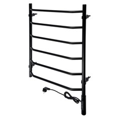 Полотенцесушитель электрический ZEIN PE-05 500х800 мм, 6 переклад, диммер, черн