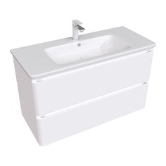 Тумба под раковину Aquanet Эмбер 105 белый матовый, 00330469