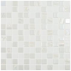 Стеклянная мозаика VIDREPUR Astro белая 31,7х31,7 см